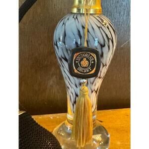 Victoria's Secret Perfume Bottle Black and White Mid 1990